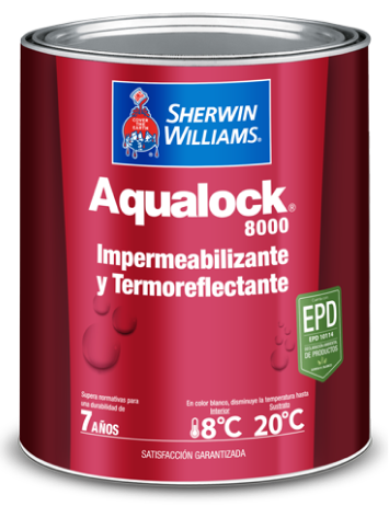 Aqualock 8000 Impermeabilizante y Termorreflectante